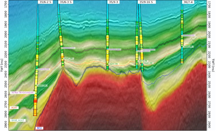 Benchmarking inversion methods over the Agat play using reimaged data over the Måløy Slope